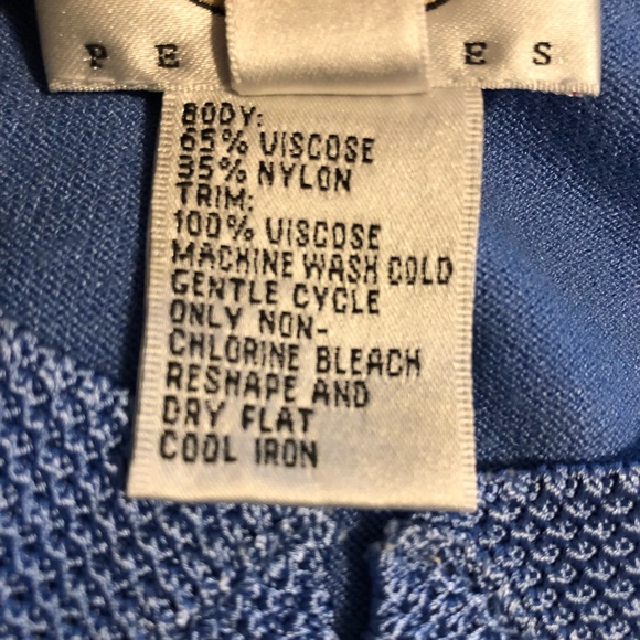 Talbots blue hook and eye cardigan - Picture 4 of 5